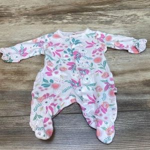 Magnetic Pink Floral Onesie